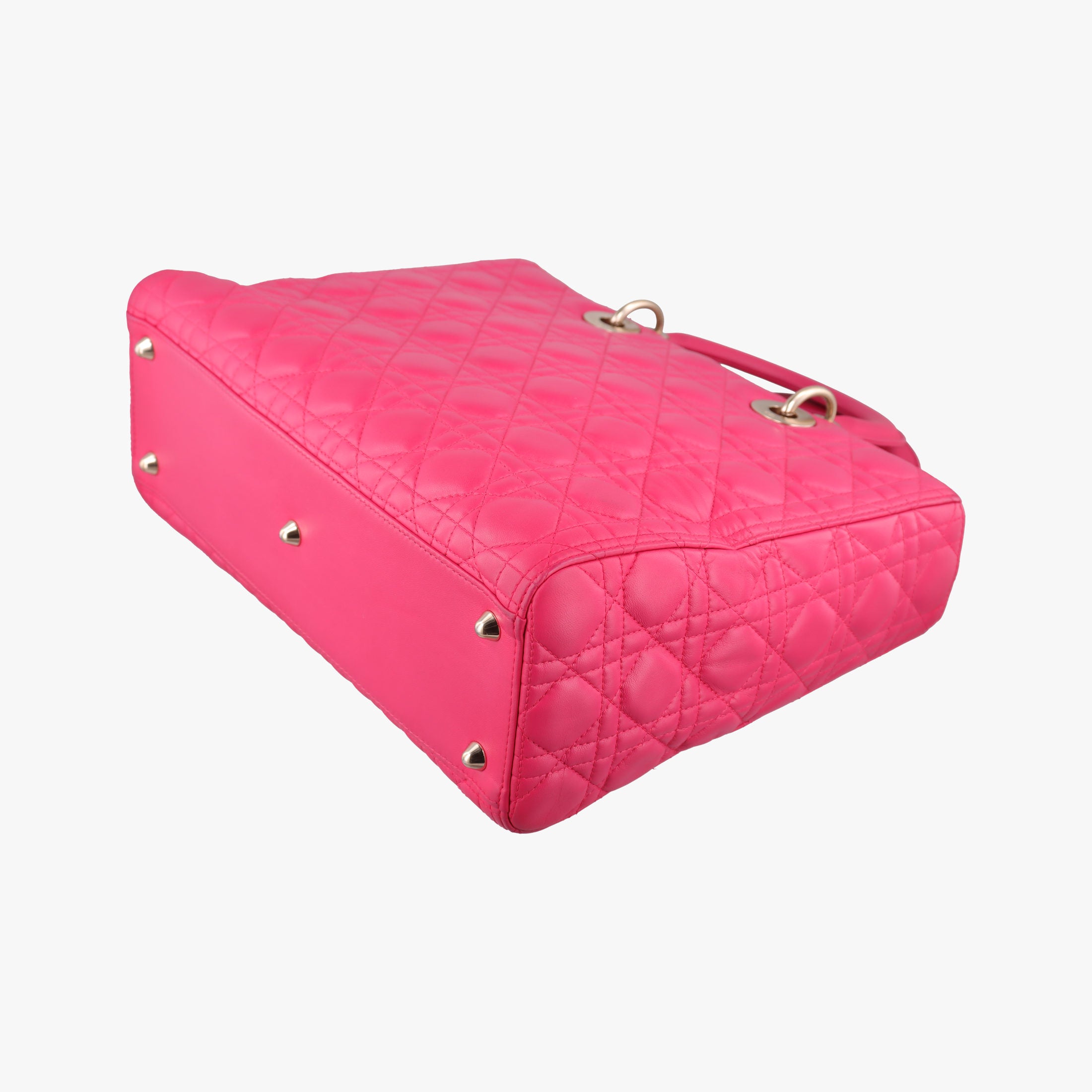 Lady Dior Rose lambskin 18-MA-0173レディディオール ローズ レッド ラムスキン 18-MA-0173