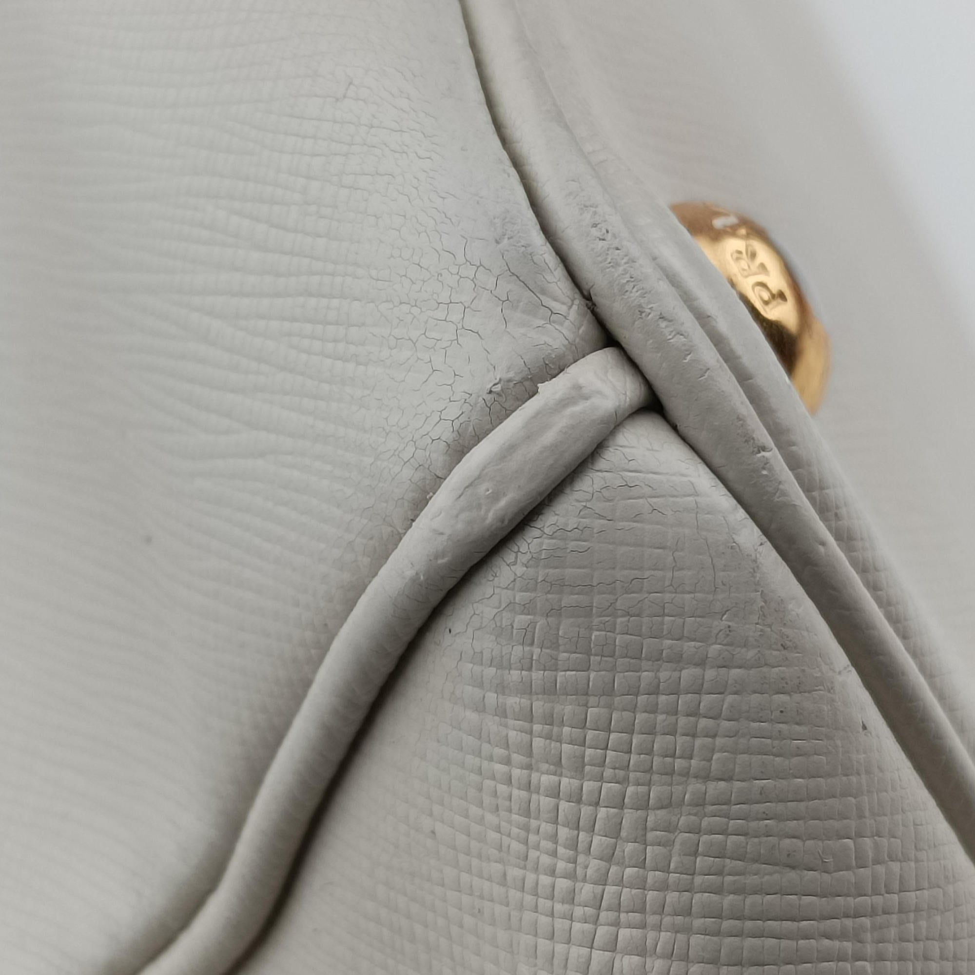 Galleria White SAFFIANO Leather BN1801 180ガレリア ホワイト サフィアーノレザー BN1801 180