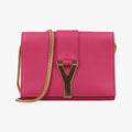 ChYc Mini Y Line Classic Cabasique WOC Rose Leather 311215 PMR311215.0813Yライン ローズ レッド レザー 311215 PMR311215.0813