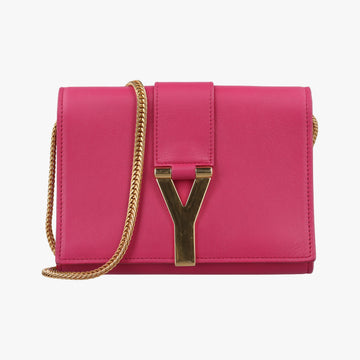 ChYc Mini Y Line Classic Cabasique WOC Rose Leather 311215 PMR311215.0813Yライン ローズ レッド レザー 311215 PMR311215.0813