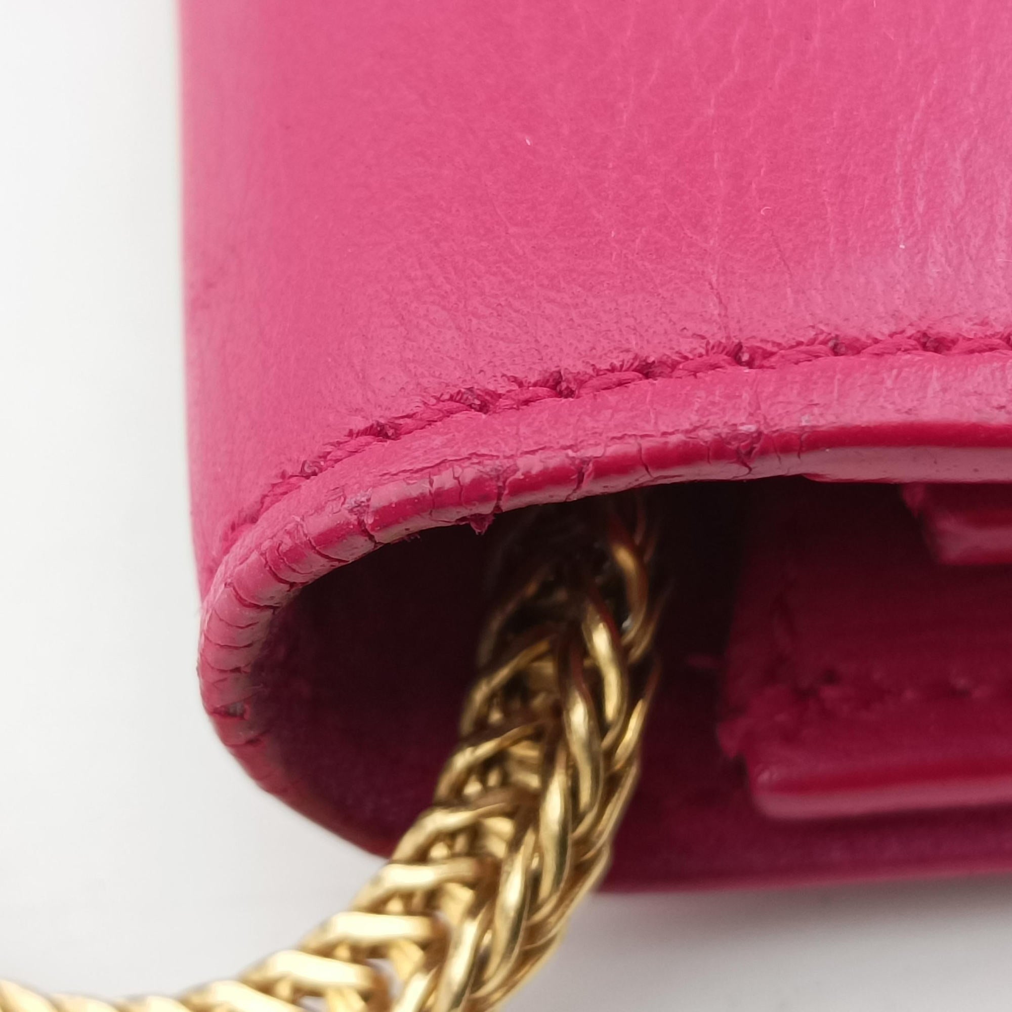 ChYc Mini Y Line Classic Cabasique WOC Rose Leather 311215 PMR311215.0813Yライン ローズ レッド レザー 311215 PMR311215.0813