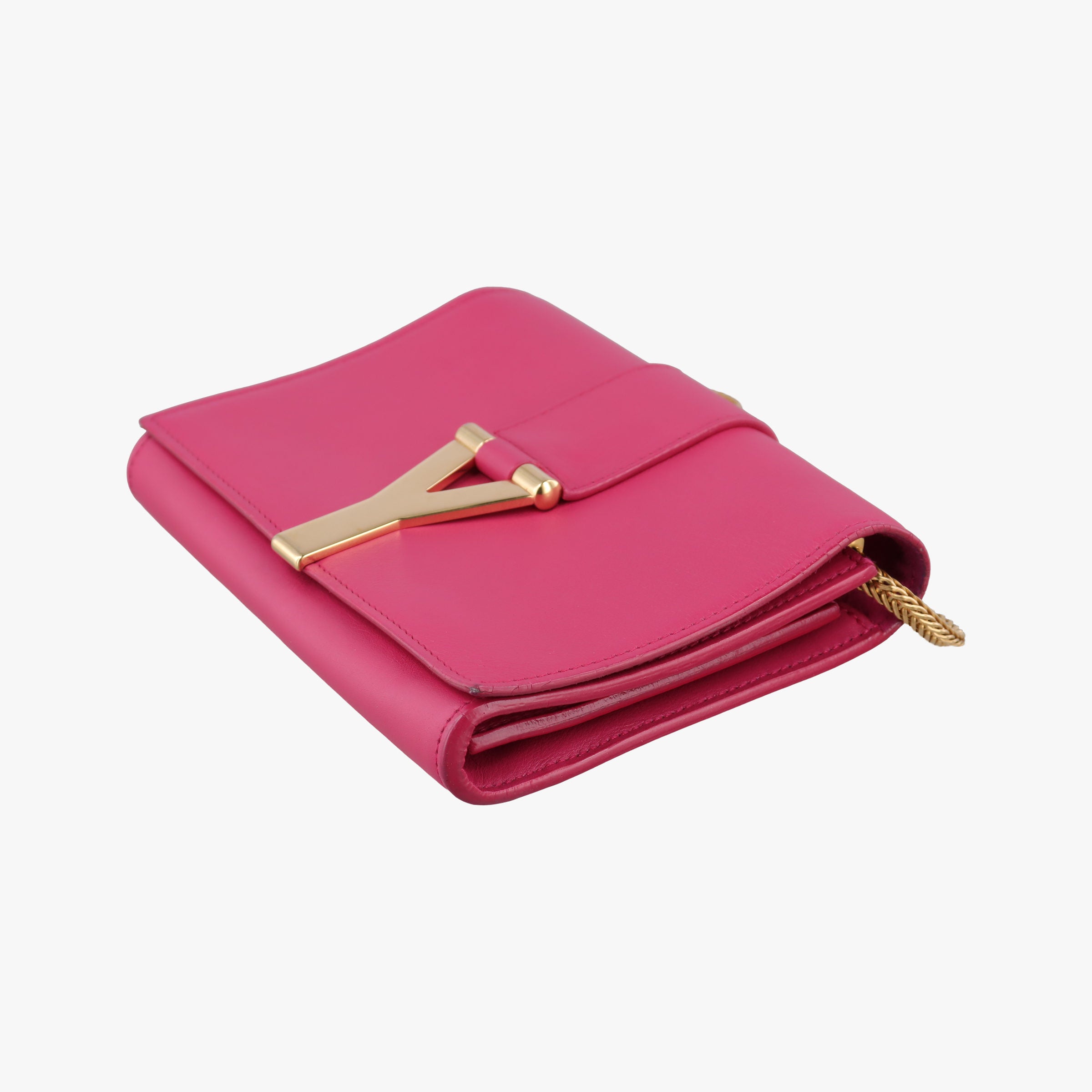 ChYc Mini Y Line Classic Cabasique WOC Rose Leather 311215 PMR311215.0813Yライン ローズ レッド レザー 311215 PMR311215.0813