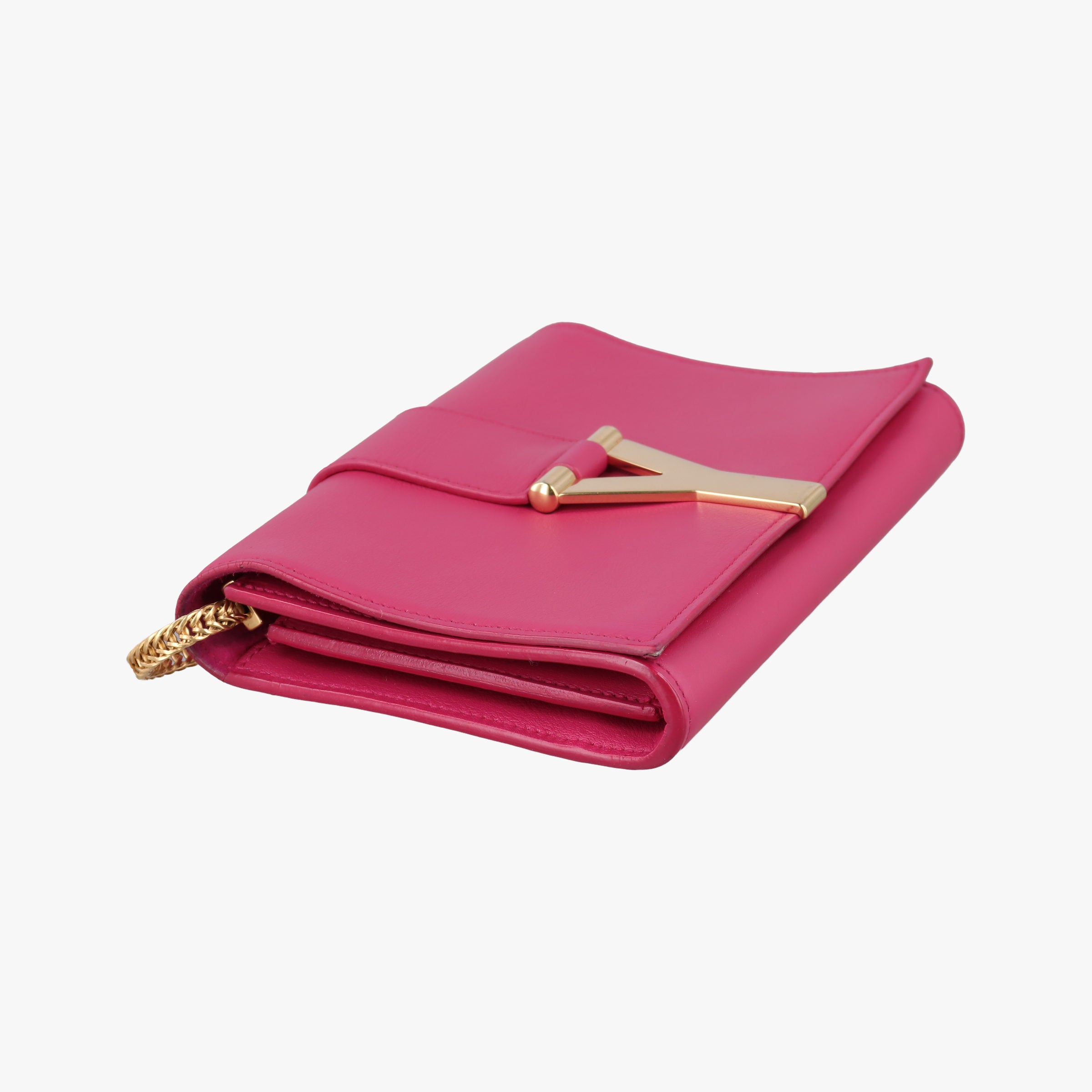 ChYc Mini Y Line Classic Cabasique WOC Rose Leather 311215 PMR311215.0813Yライン ローズ レッド レザー 311215 PMR311215.0813
