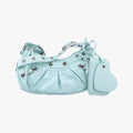 Le Cagole mini Blue lambskin 671309.3914.Q.002123ル カゴール ミニ ブルー ラムスキン 671309.3914.Q.002123