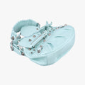 Le Cagole mini Blue lambskin 671309.3914.Q.002123ル カゴール ミニ ブルー ラムスキン 671309.3914.Q.002123
