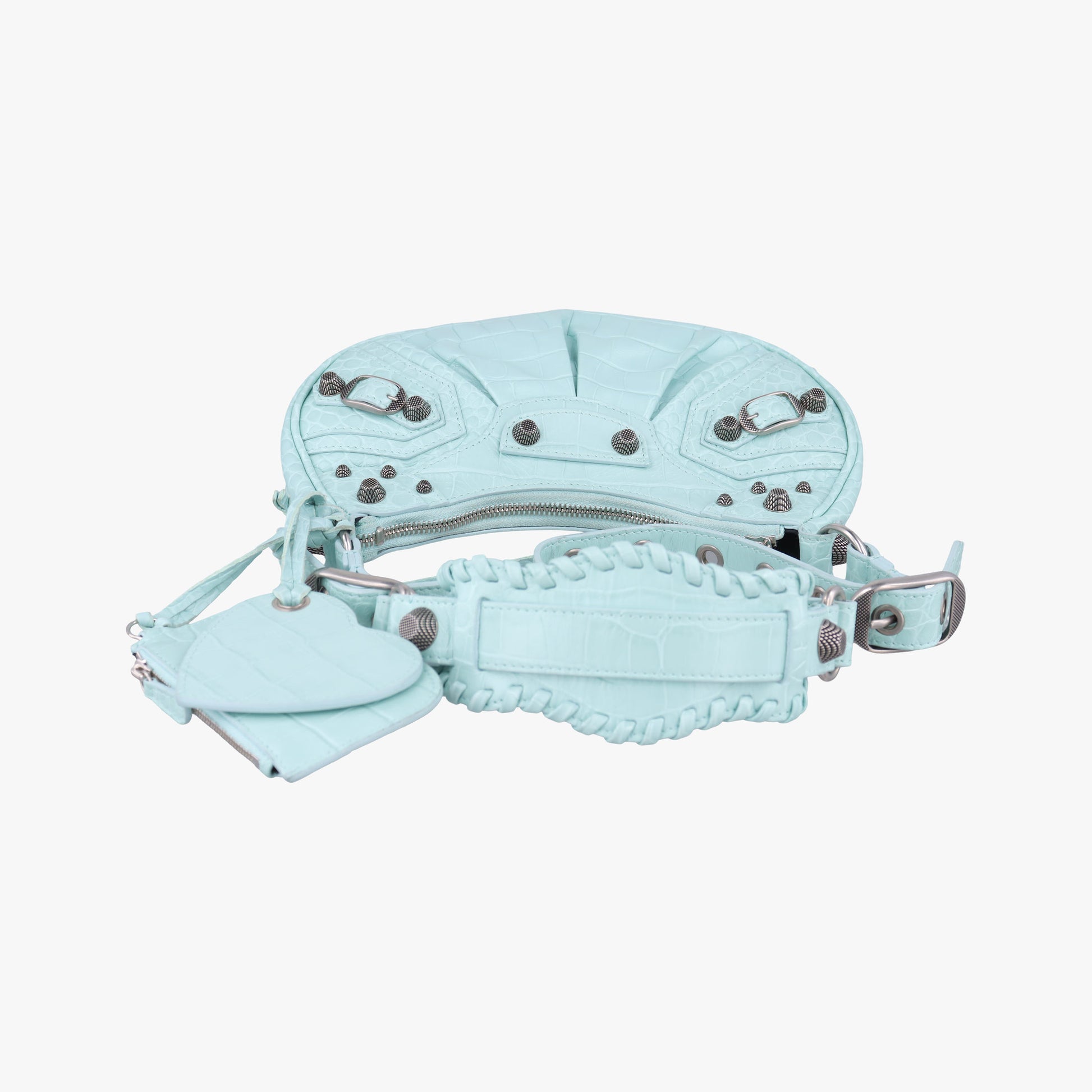 Le Cagole mini Blue lambskin 671309.3914.Q.002123ル カゴール ミニ ブルー ラムスキン 671309.3914.Q.002123