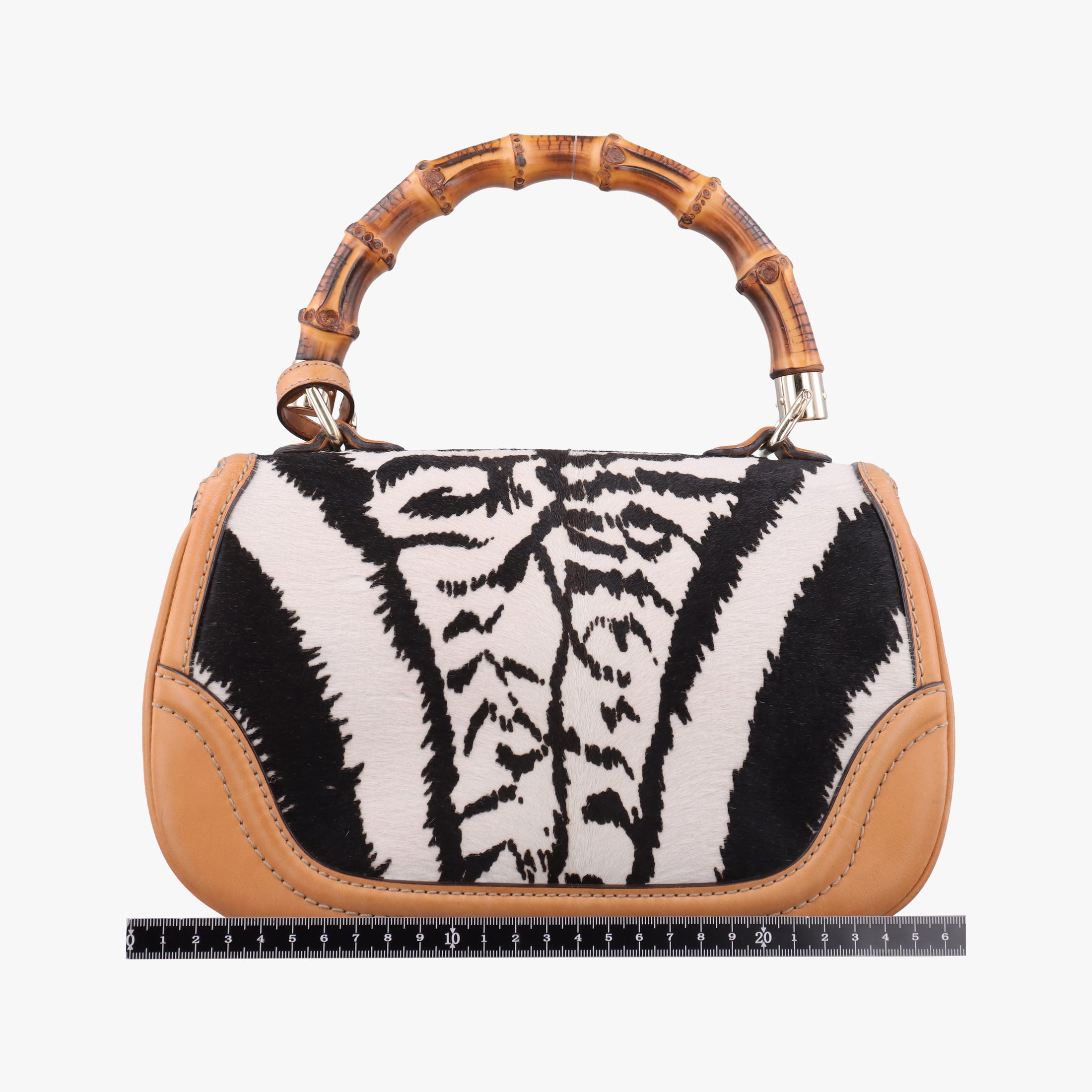 New Bamboo Multicolour ponyhair×leather 254884 I011180008ニューバンブー マルチカラー ハラコ×レザー 254884 I011180008