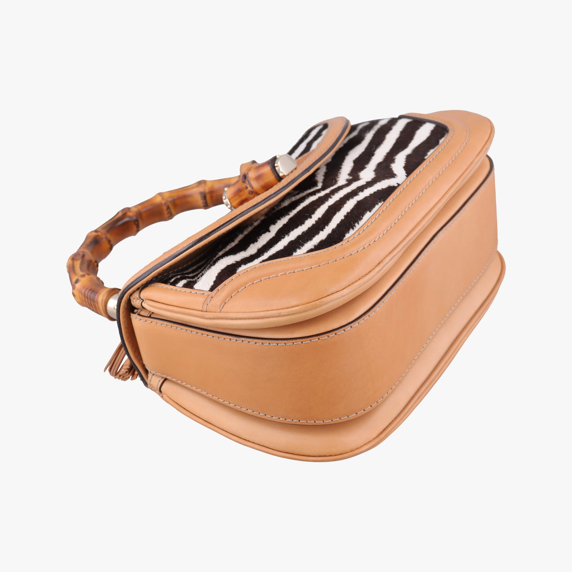 New Bamboo Multicolour ponyhair×leather 254884 I011180008ニューバンブー マルチカラー ハラコ×レザー 254884 I011180008