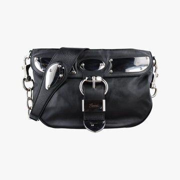 Romy Messenger Black Leather 177106 B0267485ロミー メッセンジャー ブラック レザー 177106 B0267485