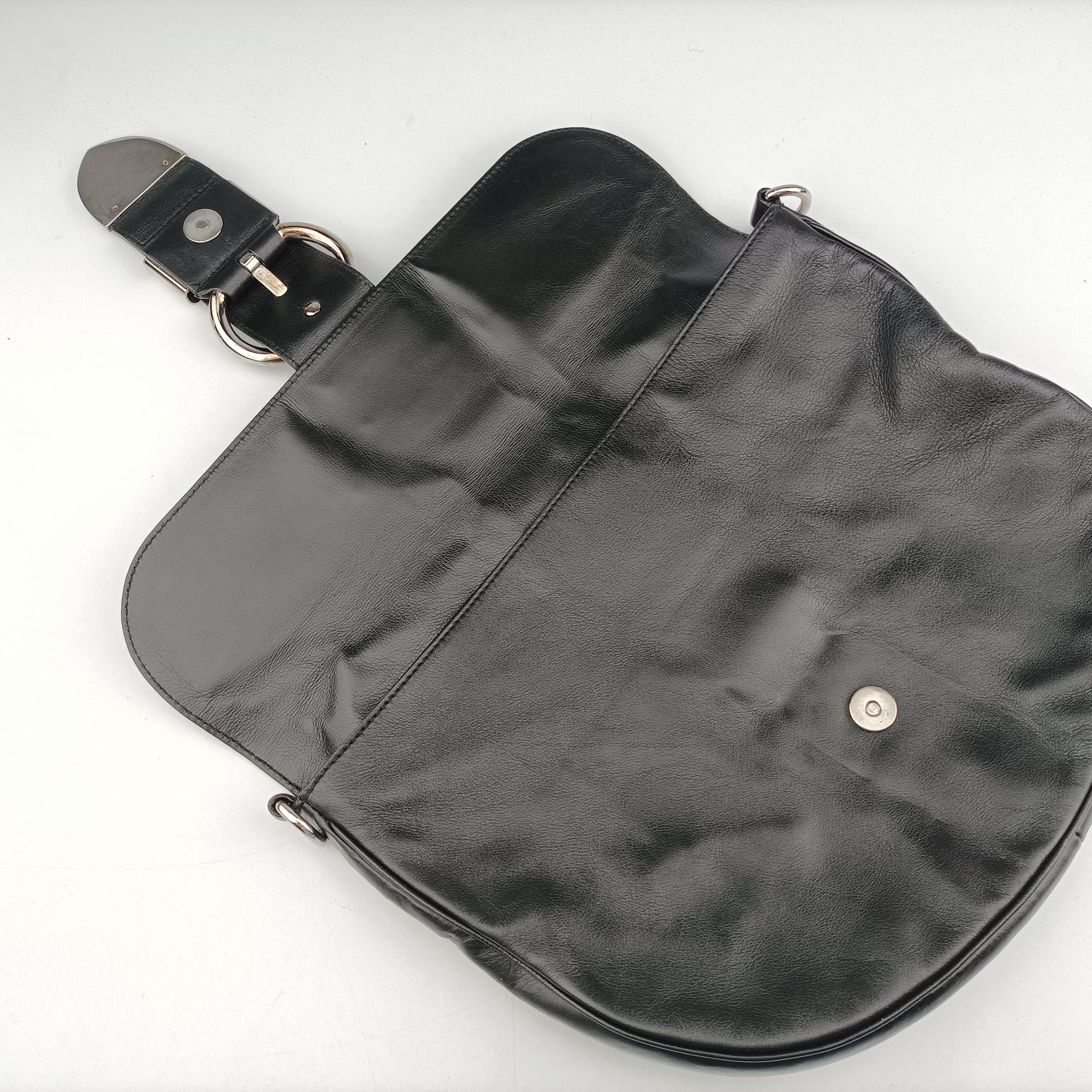 Romy Messenger Black Leather 177106 B0267485ロミー メッセンジャー ブラック レザー 177106 B0267485