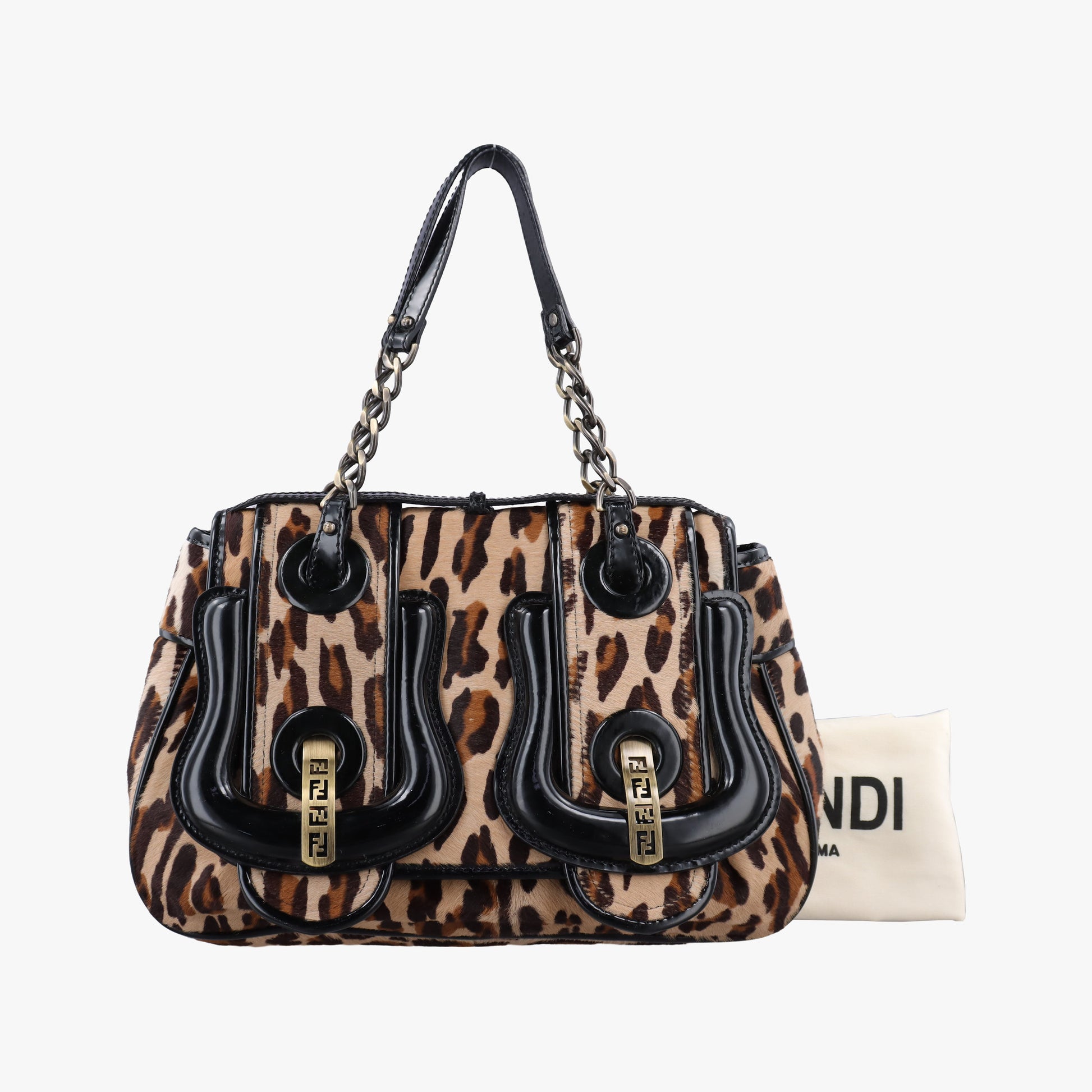B Bag Brown pony hair 8BN165 2305/8BN165 VXM 069Bバッグ ブラウン ハラコ 8BN165 2305/8BN165 VXM 069