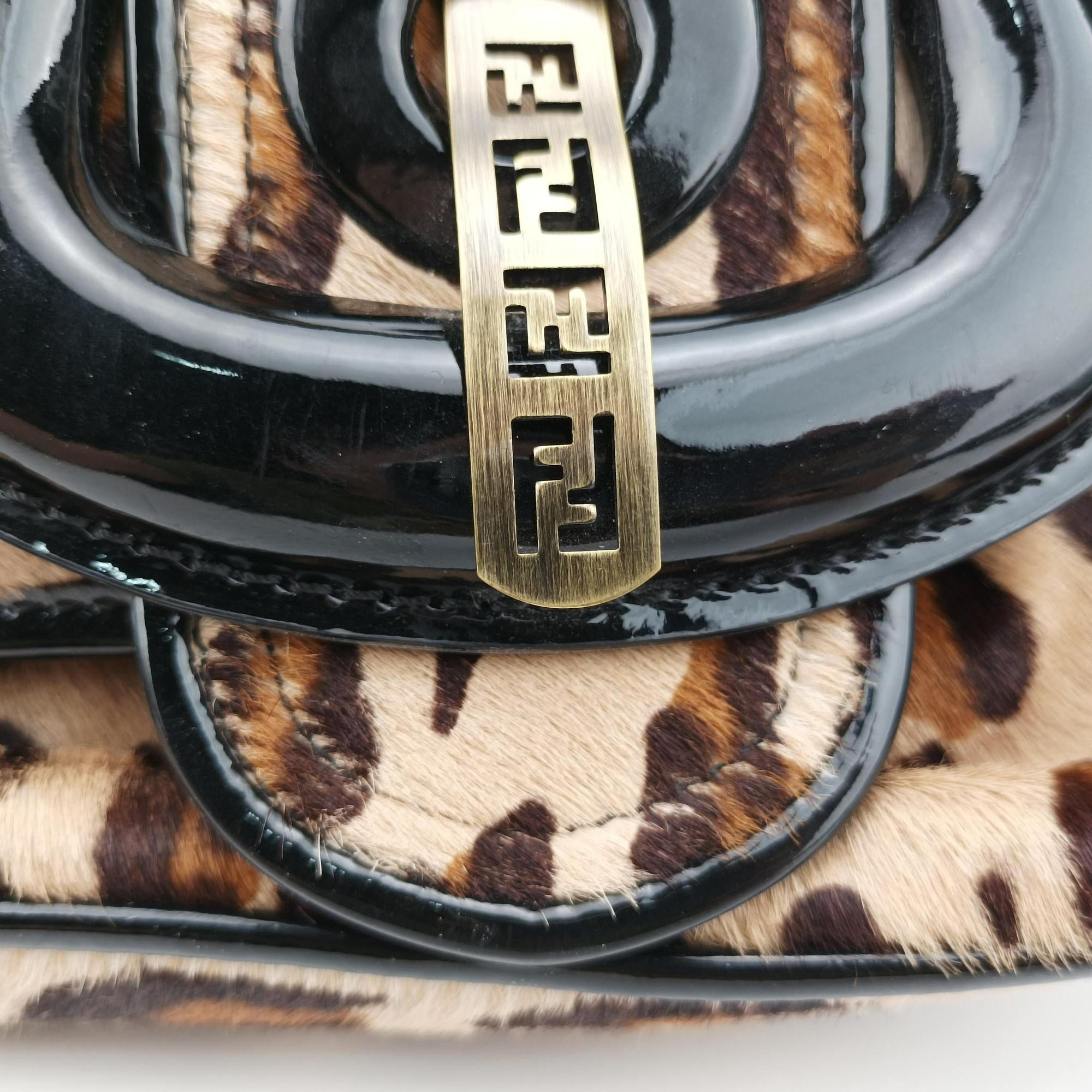 B Bag Brown pony hair 8BN165 2305/8BN165 VXM 069Bバッグ ブラウン ハラコ 8BN165 2305/8BN165 VXM 069