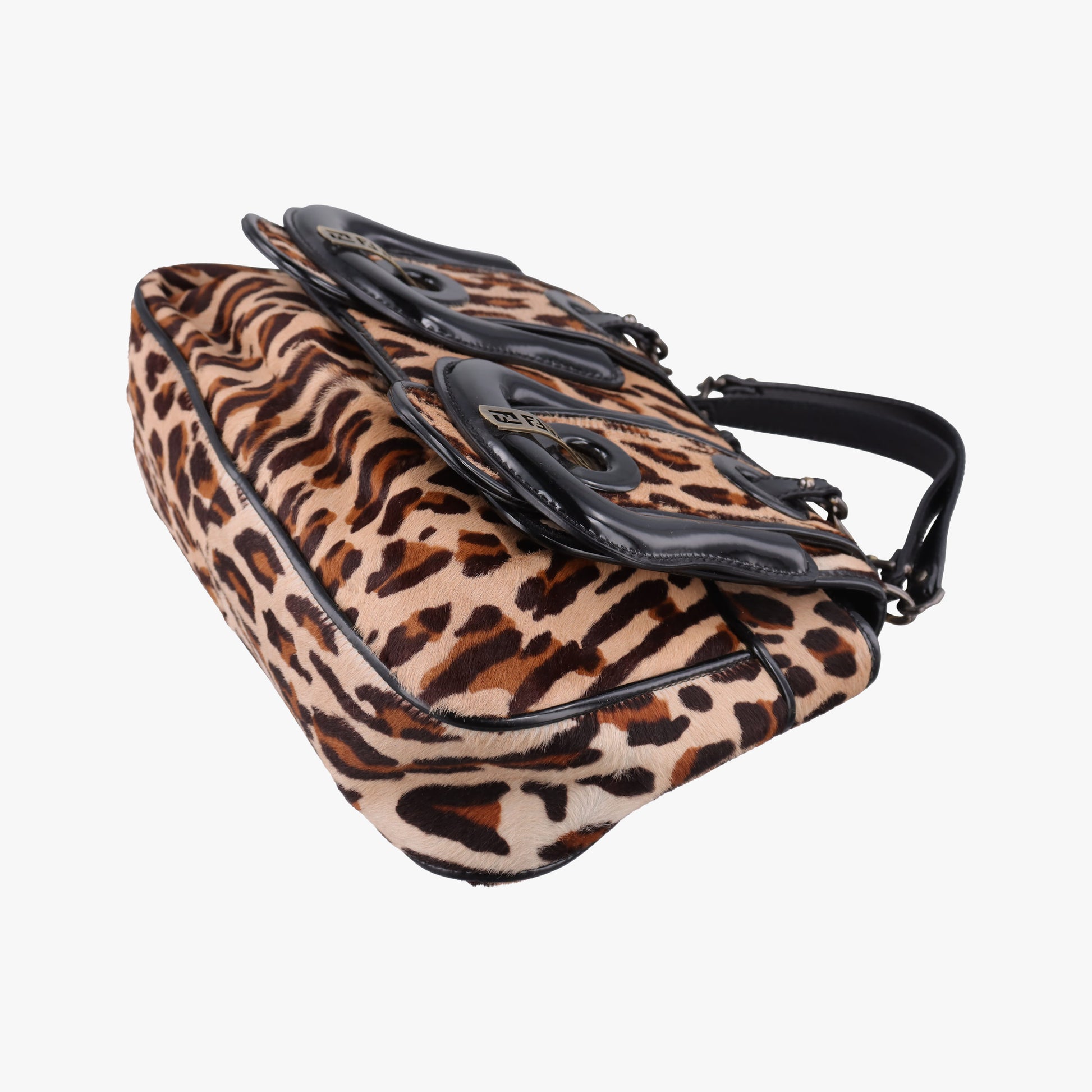 B Bag Brown pony hair 8BN165 2305/8BN165 VXM 069Bバッグ ブラウン ハラコ 8BN165 2305/8BN165 VXM 069