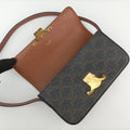 TRIOMPHE Brown PVC coated canvas U-CE-0241トリオンフ ブラウン PVCコーティングキャンバス U-CE-0241