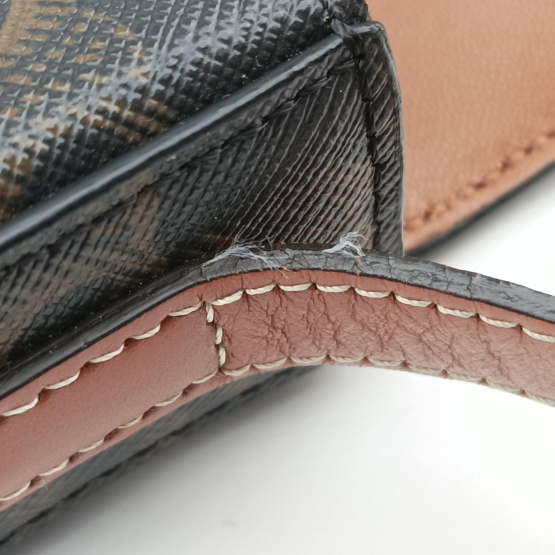 TRIOMPHE Brown PVC coated canvas U-CE-0241トリオンフ ブラウン PVCコーティングキャンバス U-CE-0241