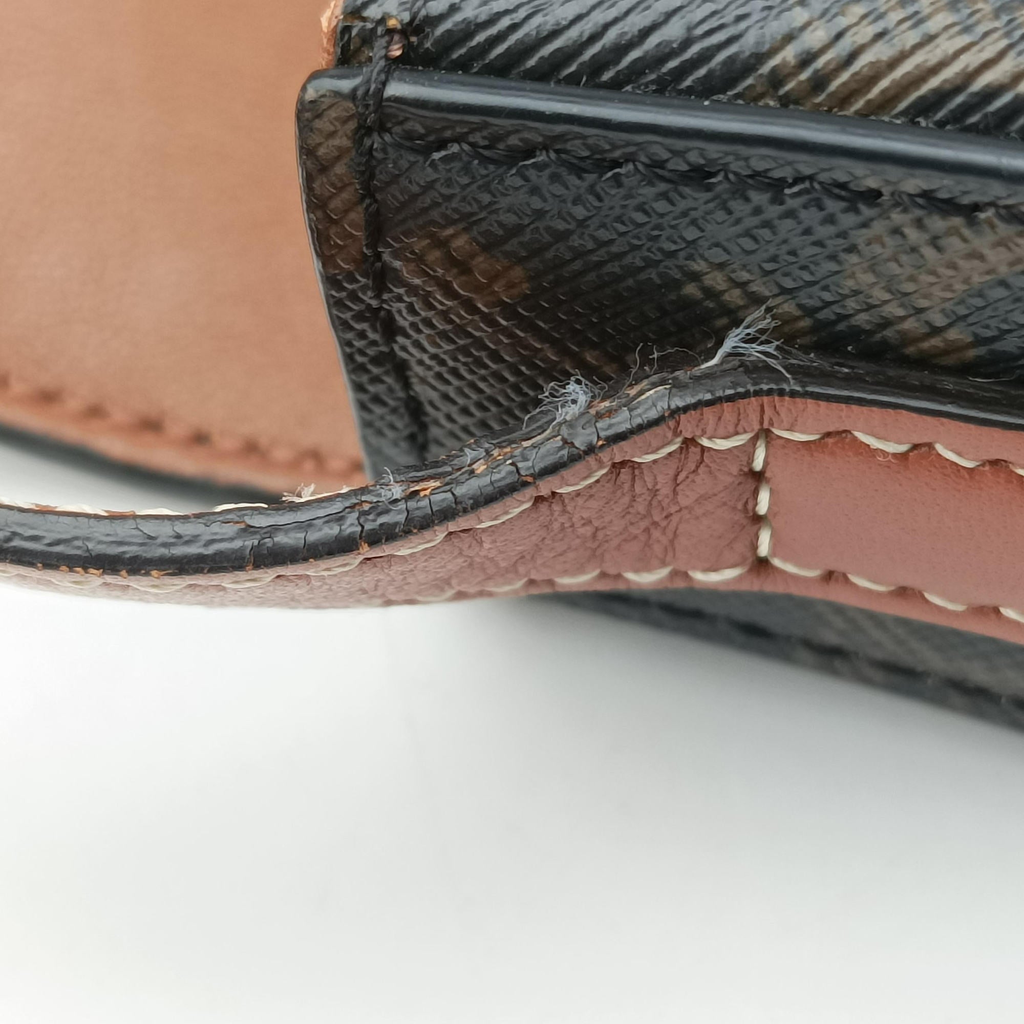 TRIOMPHE Brown PVC coated canvas U-CE-0241トリオンフ ブラウン PVCコーティングキャンバス U-CE-0241