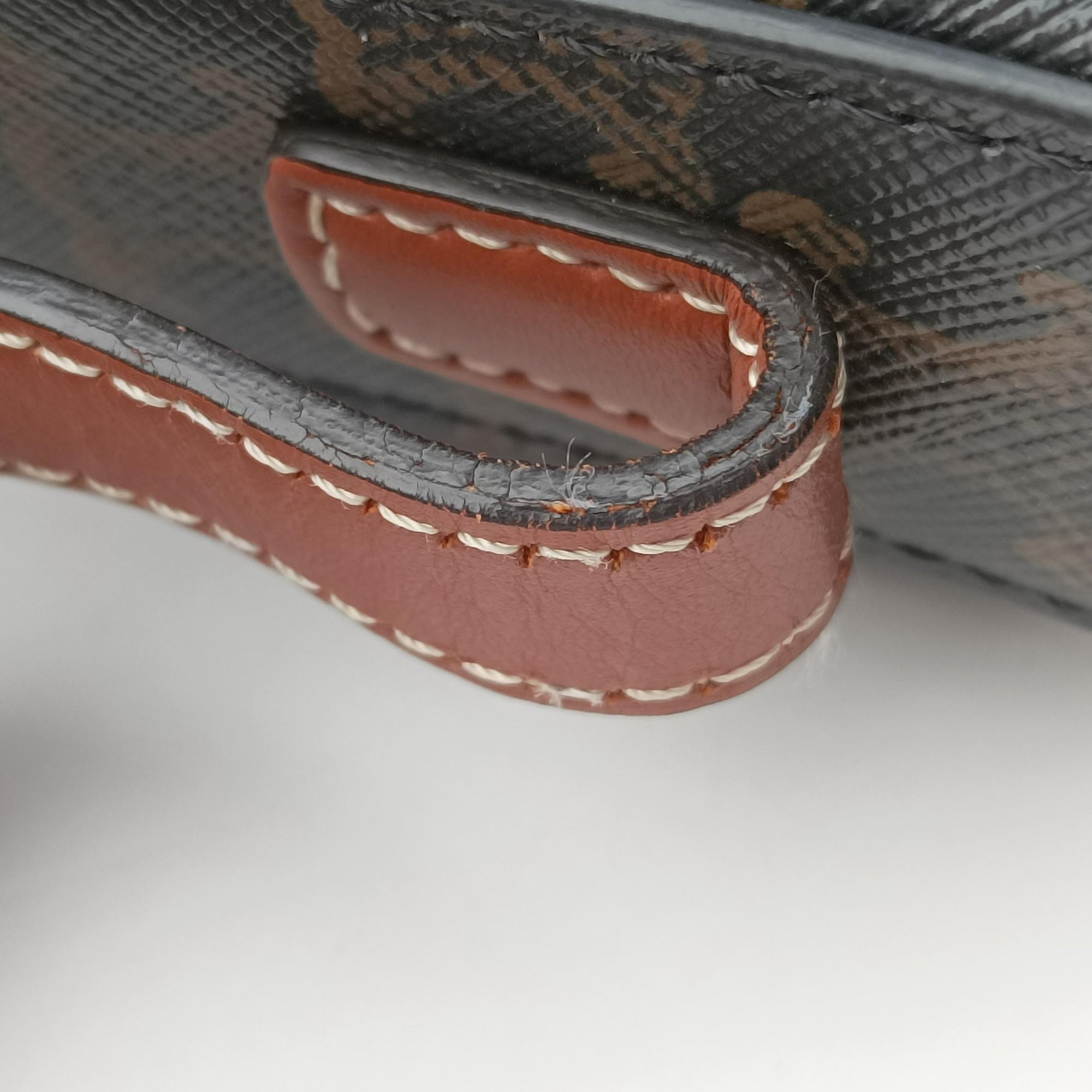 TRIOMPHE Brown PVC coated canvas U-CE-0241トリオンフ ブラウン PVCコーティングキャンバス U-CE-0241