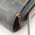 TRIOMPHE Brown PVC coated canvas U-CE-0241トリオンフ ブラウン PVCコーティングキャンバス U-CE-0241