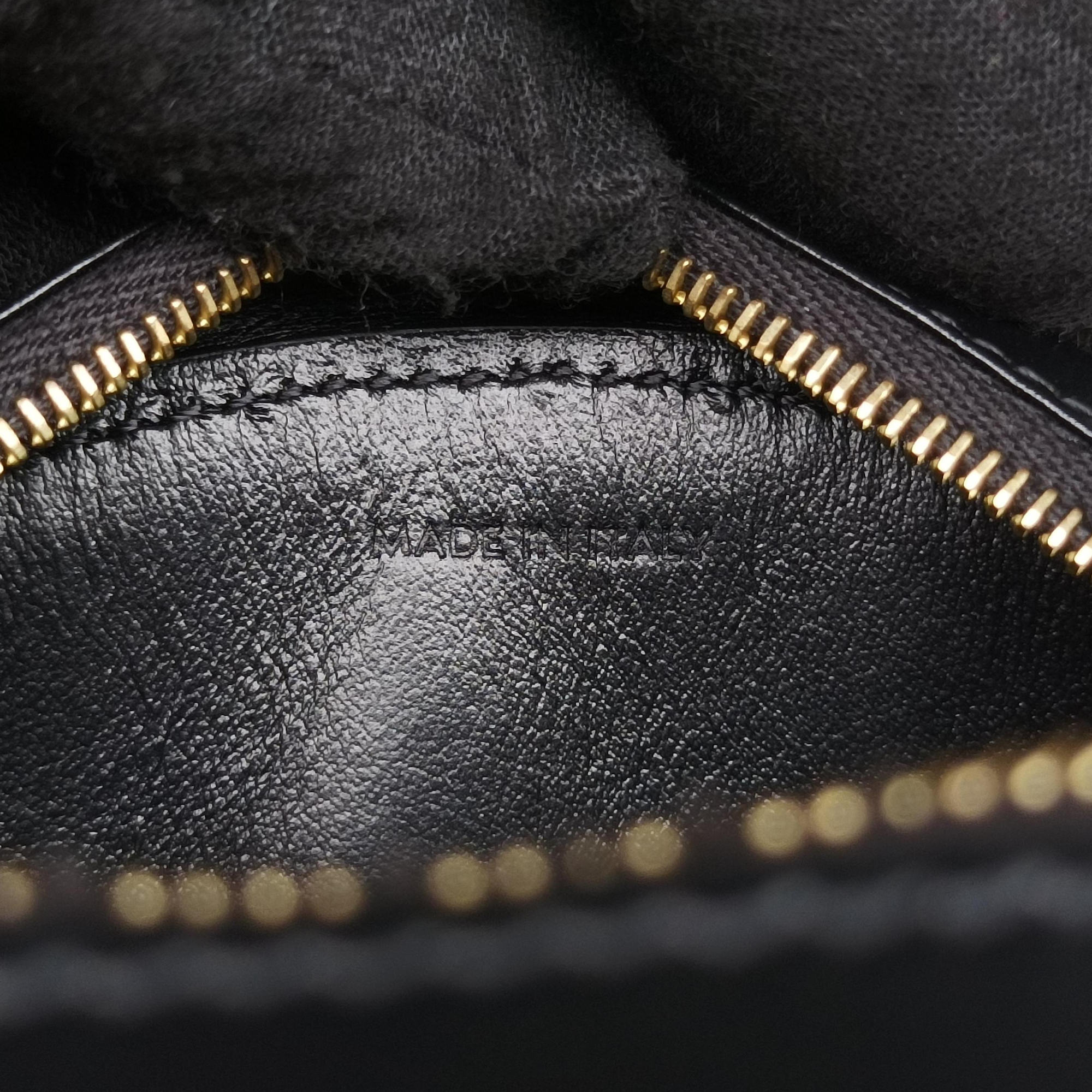 Oval Purse Cuir Triomphe Black Leather x velour S-BB-3271オーバルパース キュイル トリオンフ ブラック レザーxベロア S-BB-3271