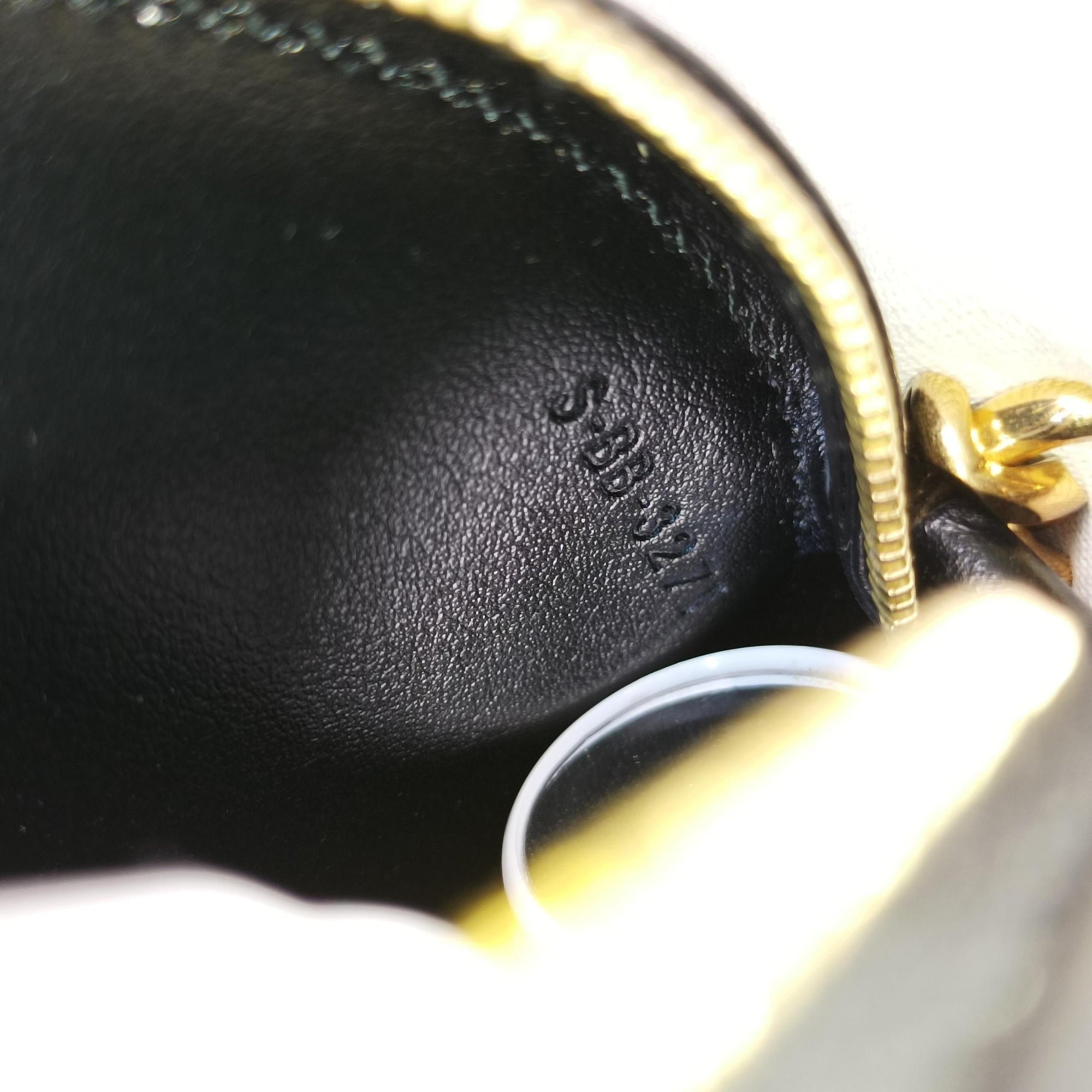 Oval Purse Cuir Triomphe Black Leather x velour S-BB-3271オーバルパース キュイル トリオンフ ブラック レザーxベロア S-BB-3271