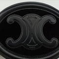 Oval Purse Cuir Triomphe Black Leather x velour S-BB-3271オーバルパース キュイル トリオンフ ブラック レザーxベロア S-BB-3271