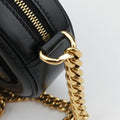 Oval Purse Cuir Triomphe Black Leather x velour S-BB-3271オーバルパース キュイル トリオンフ ブラック レザーxベロア S-BB-3271