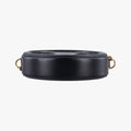 Oval Purse Cuir Triomphe Black Leather x velour S-BB-3271オーバルパース キュイル トリオンフ ブラック レザーxベロア S-BB-3271