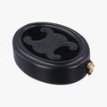Oval Purse Cuir Triomphe Black Leather x velour S-BB-3271オーバルパース キュイル トリオンフ ブラック レザーxベロア S-BB-3271