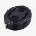 Oval Purse Cuir Triomphe Black Leather x velour S-BB-3271オーバルパース キュイル トリオンフ ブラック レザーxベロア S-BB-3271