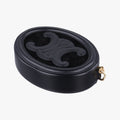 Oval Purse Cuir Triomphe Black Leather x velour S-BB-3271オーバルパース キュイル トリオンフ ブラック レザーxベロア S-BB-3271