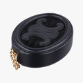 Oval Purse Cuir Triomphe Black Leather x velour S-BB-3271オーバルパース キュイル トリオンフ ブラック レザーxベロア S-BB-3271