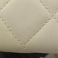 CC Button Timeless Wristlet Clutch Bag White lambskin AS0178 26808198マトラッセ ビジュー大金球 リストレット クラッチ ホワイト ラムスキン AS0178 26808198