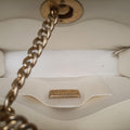 CC Button Timeless Wristlet Clutch Bag White lambskin AS0178 26808198マトラッセ ビジュー大金球 リストレット クラッチ ホワイト ラムスキン AS0178 26808198