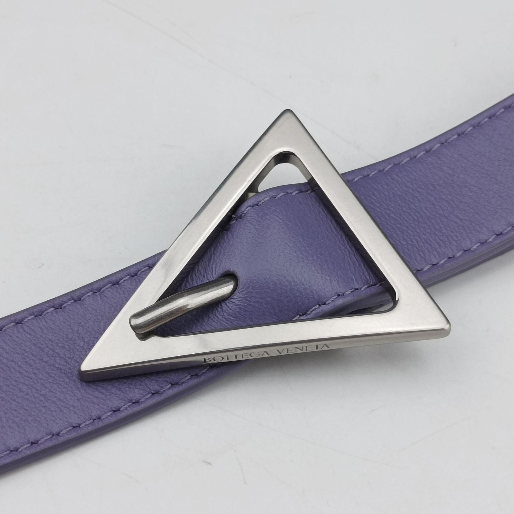 Padded Cassette Purple lambskin B09281057Oパデッド カセット パープル ラムスキン B09281057O