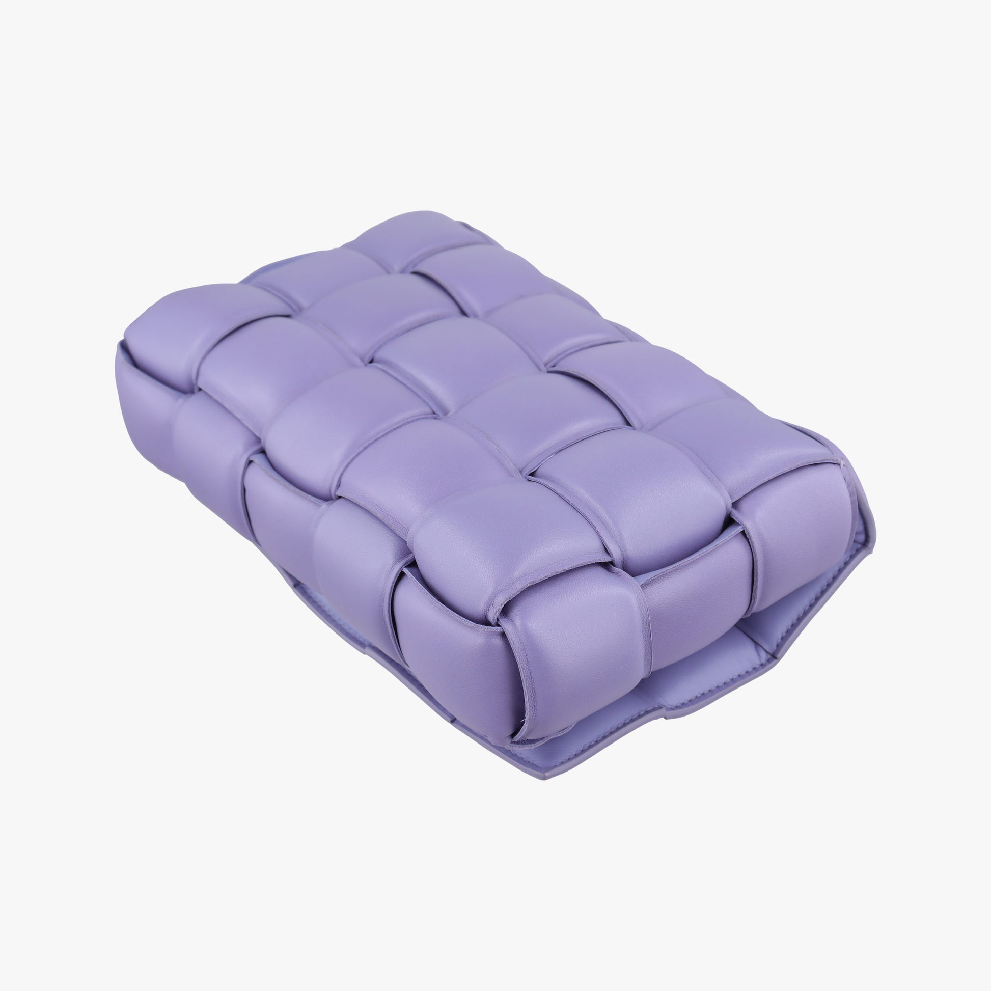 Padded Cassette Purple lambskin B09281057Oパデッド カセット パープル ラムスキン B09281057O