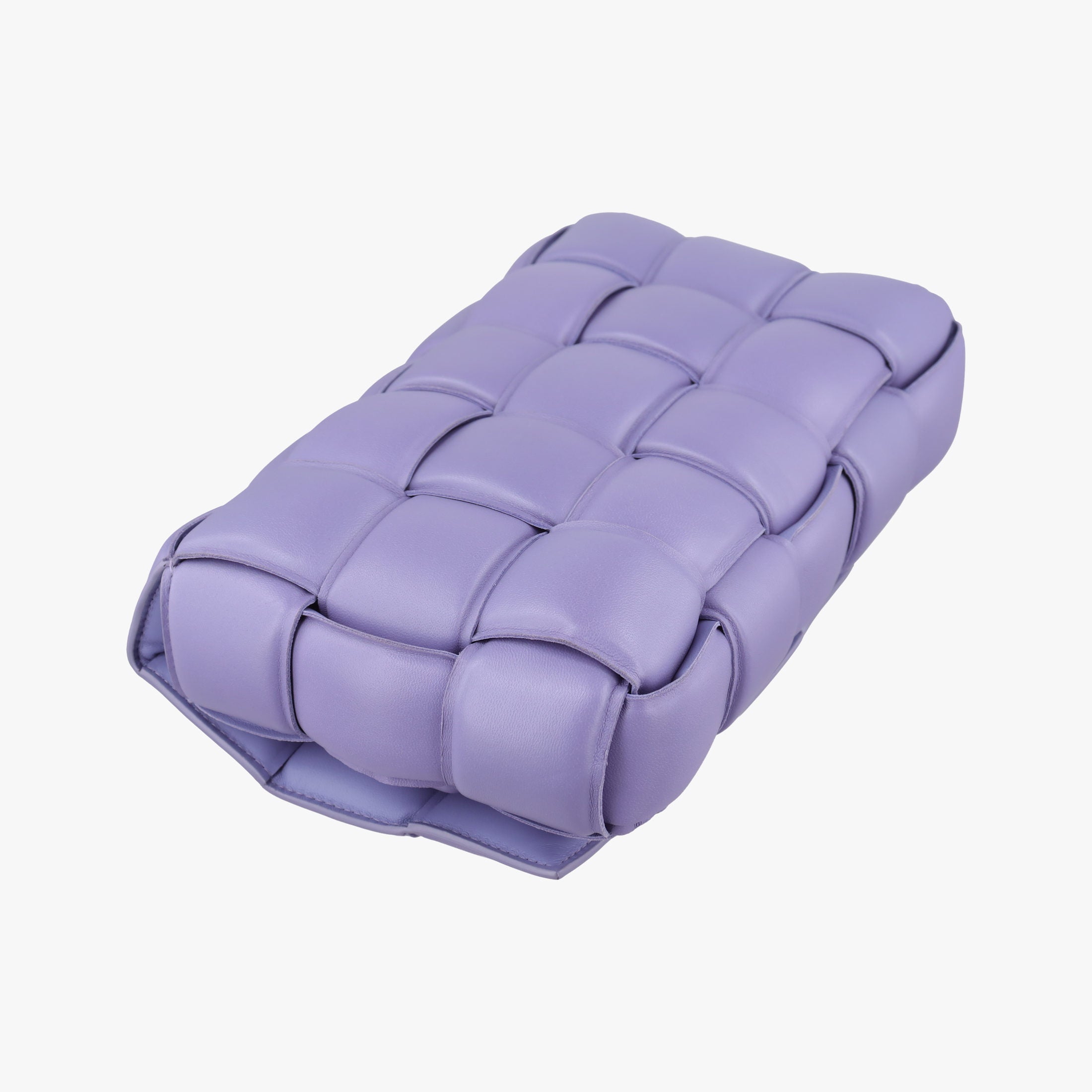 Padded Cassette Purple lambskin B09281057Oパデッド カセット パープル ラムスキン B09281057O