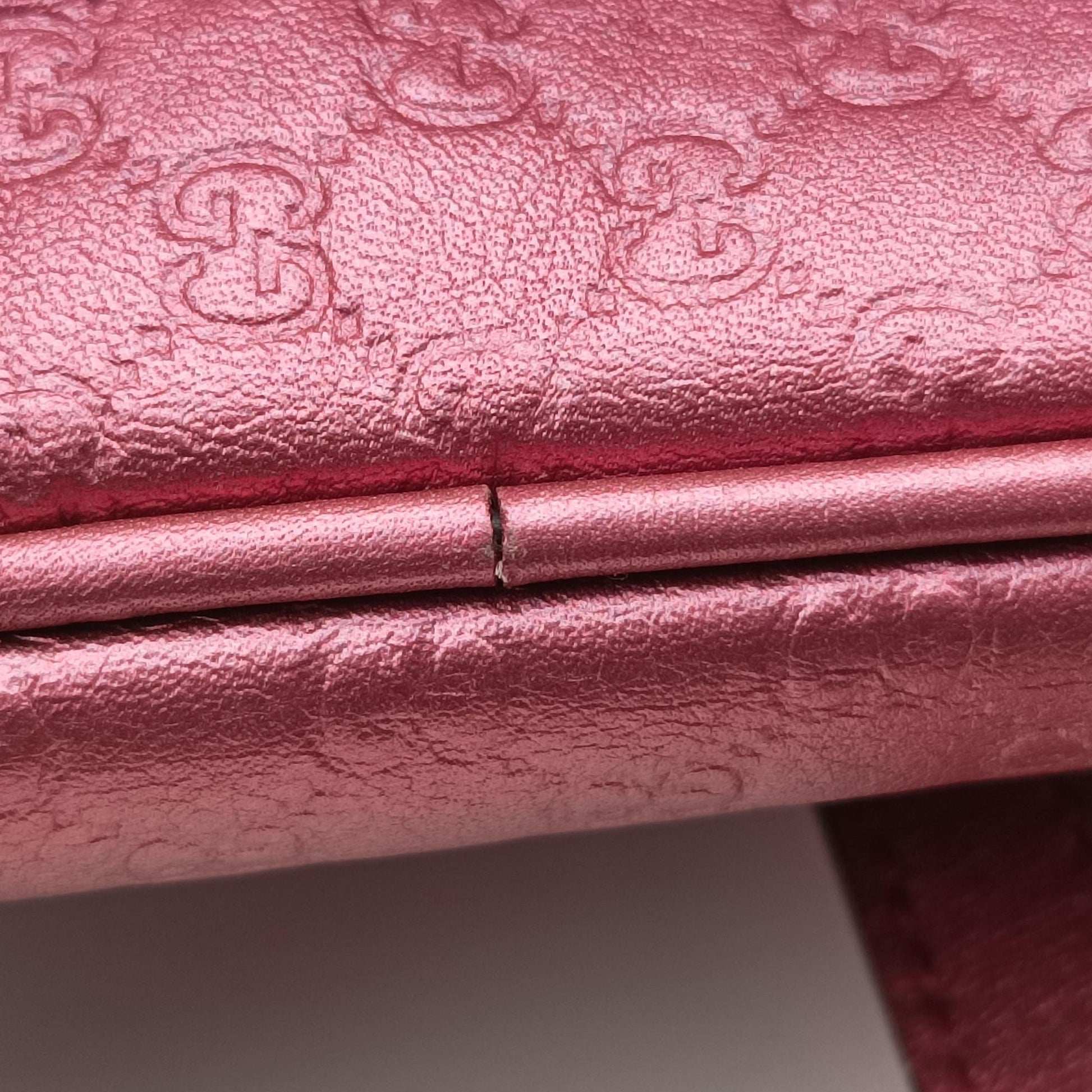 Microguccissima bamboo camera Pink Leather 309538 I013121050マイクログッチシマ ピンク レザー 309538 I013121050