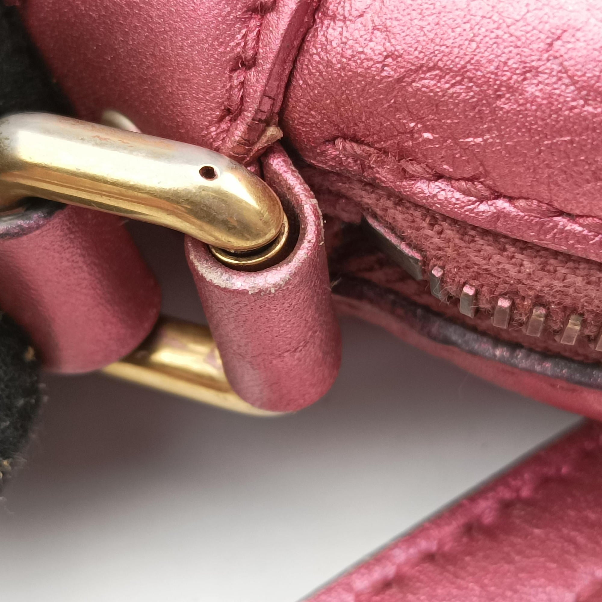 Microguccissima bamboo camera Pink Leather 309538 I013121050マイクログッチシマ ピンク レザー 309538 I013121050