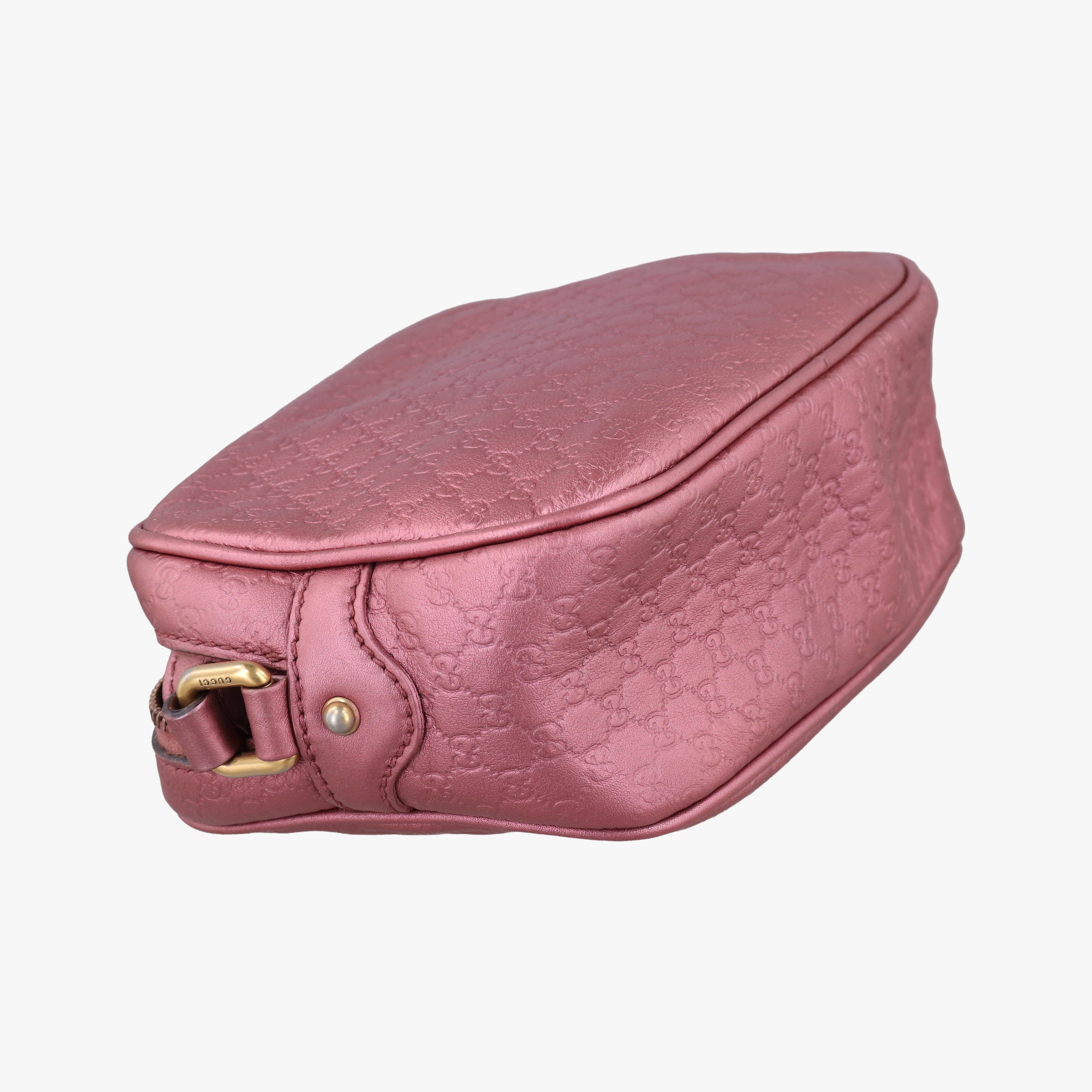 Microguccissima bamboo camera Pink Leather 309538 I013121050マイクログッチシマ ピンク レザー 309538 I013121050