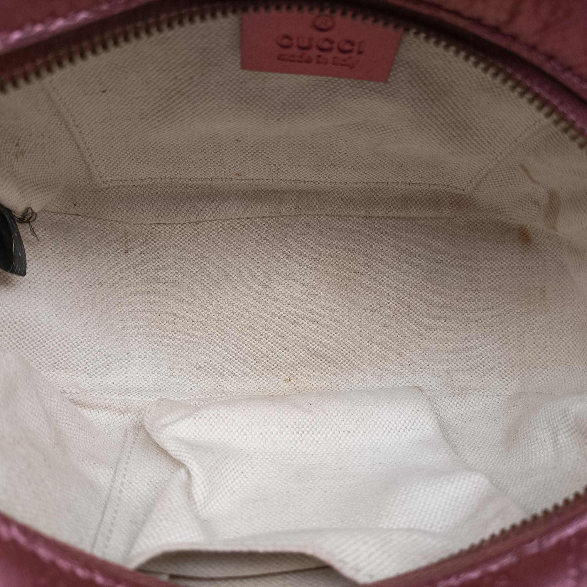 Microguccissima bamboo camera Pink Leather 309538 I013121050マイクログッチシマ ピンク レザー 309538 I013121050