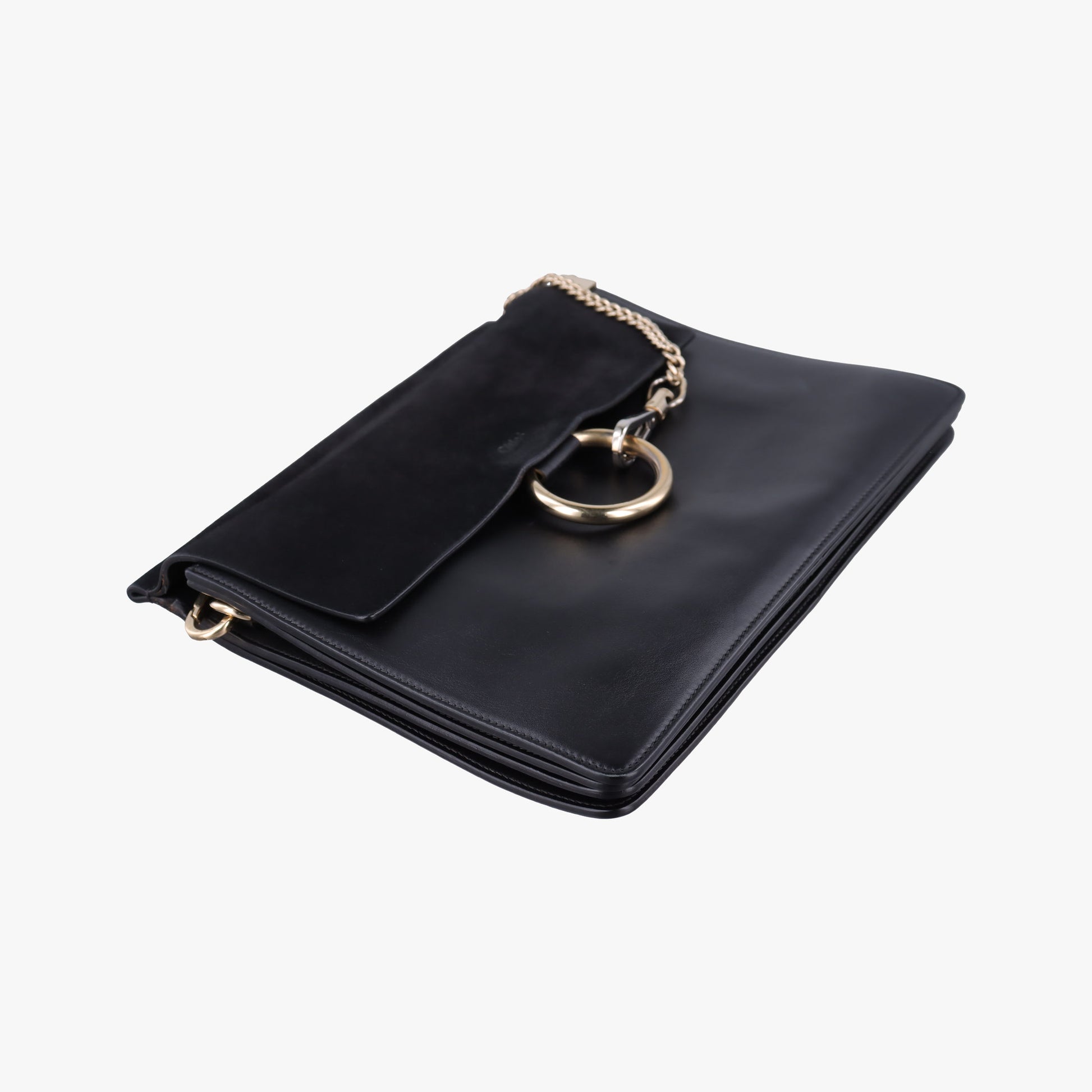 FAYE Black Suede × leather 03-16-50-65フェイ ブラック スエード×レザー 03-16-50-65