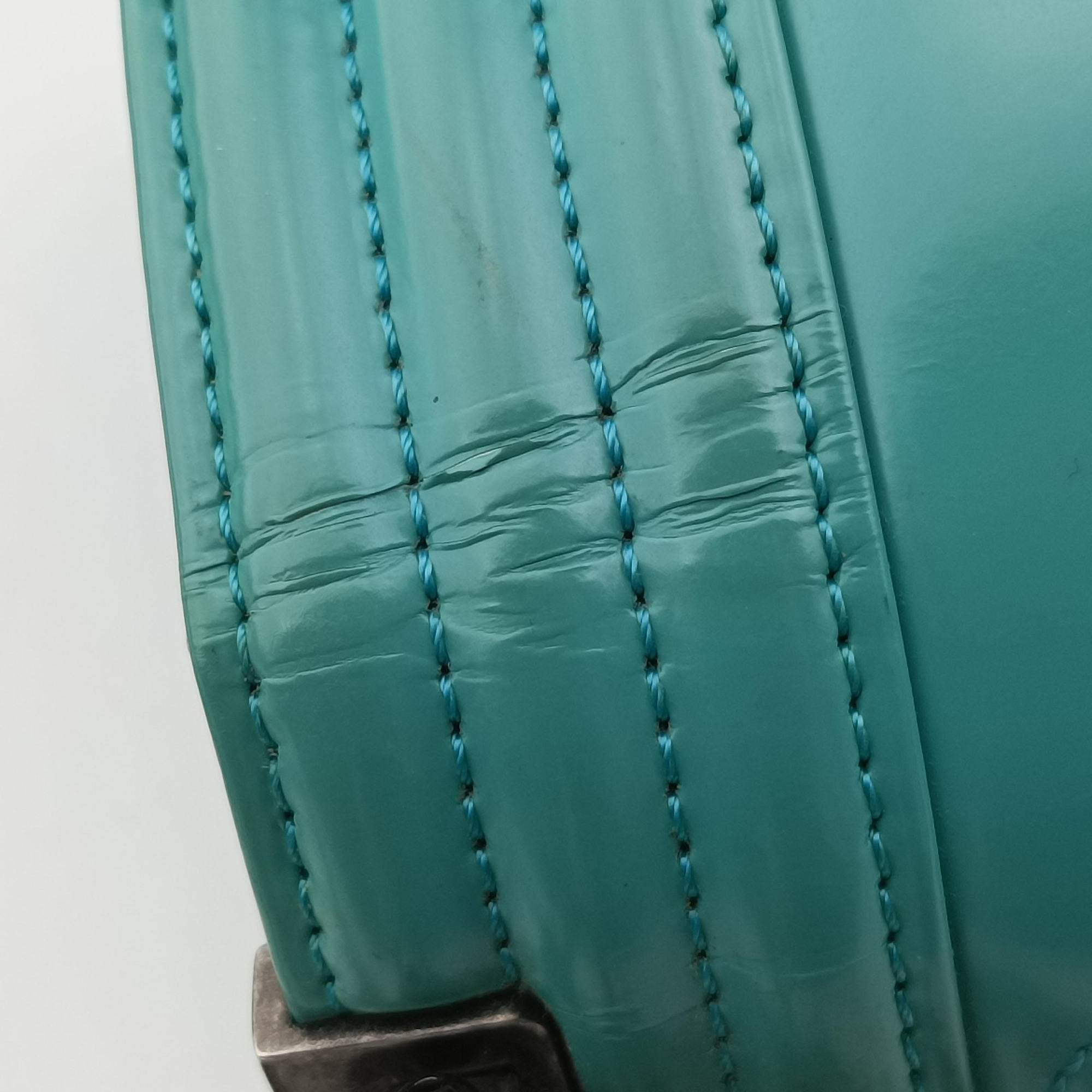 BOY CHANEL Green Leather A67085 21511269ボーイシャネル グリーン レザー A67085 21511269