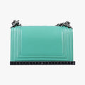 BOY CHANEL Green Leather A67085 21511269ボーイシャネル グリーン レザー A67085 21511269