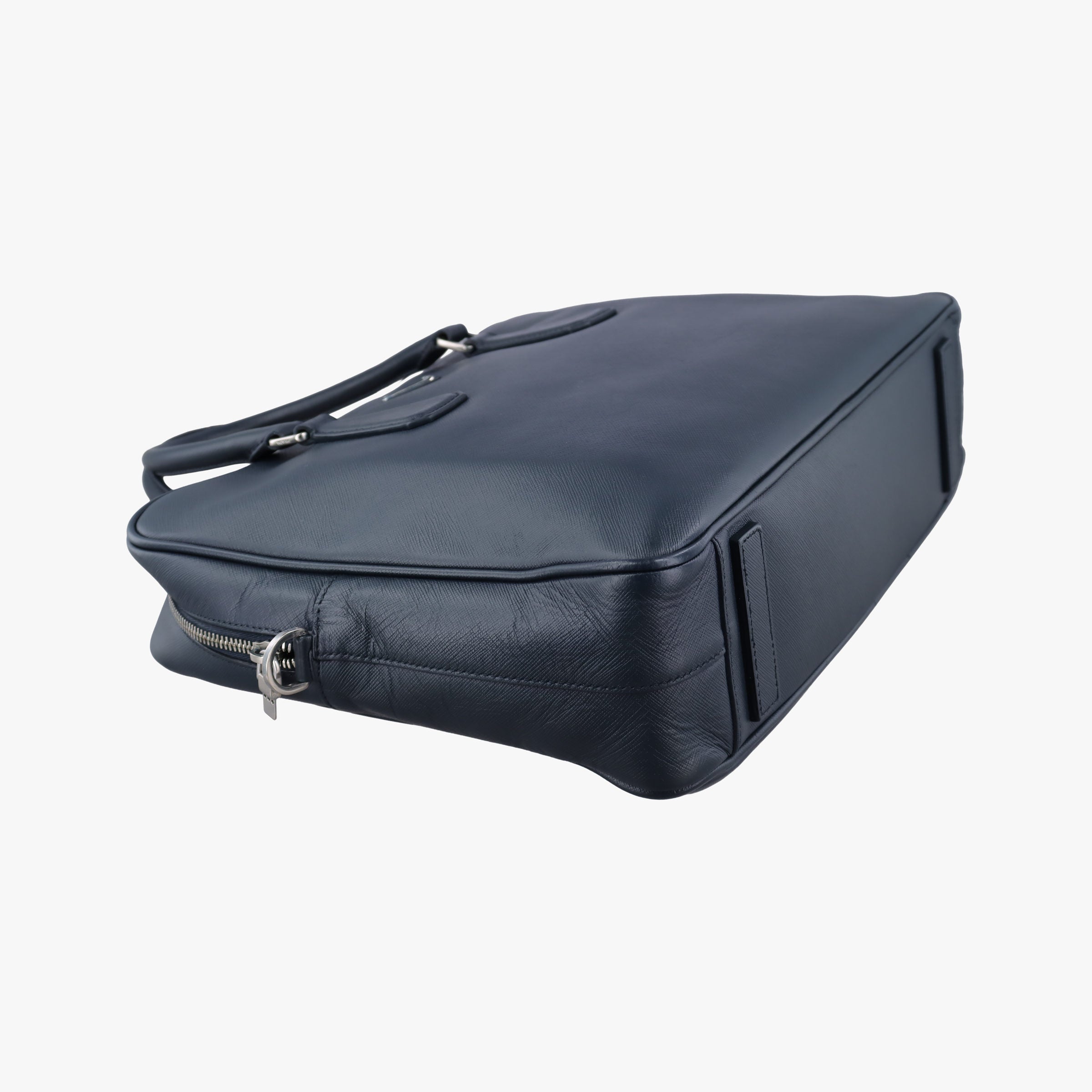 Business Briefcase Navy SAFFIANO Leather 2VE011 7/A 208ビジネス ブリーフケース ネイビー サフィアーノレザー 2VE011 7/A 208