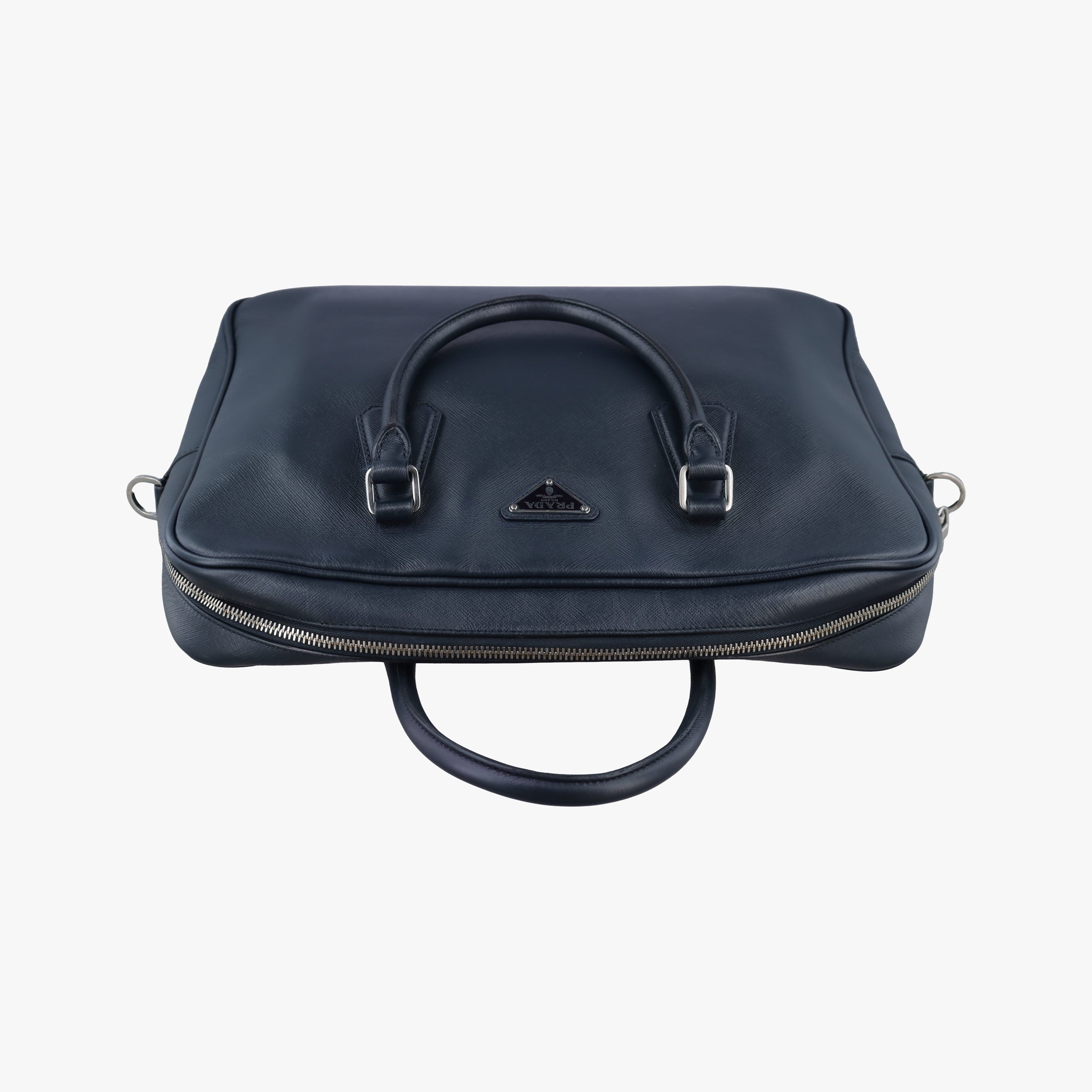 Business Briefcase Navy SAFFIANO Leather 2VE011 7/A 208ビジネス ブリーフケース ネイビー サフィアーノレザー 2VE011 7/A 208