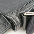 Guccissima Rubber Messenger Navy Leather 246067 D017000164グッチシマ メッセンジャー ネイビー レザー 246067 D017000164