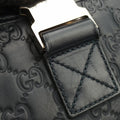 Guccissima Rubber Messenger Navy Leather 246067 D017000164グッチシマ メッセンジャー ネイビー レザー 246067 D017000164