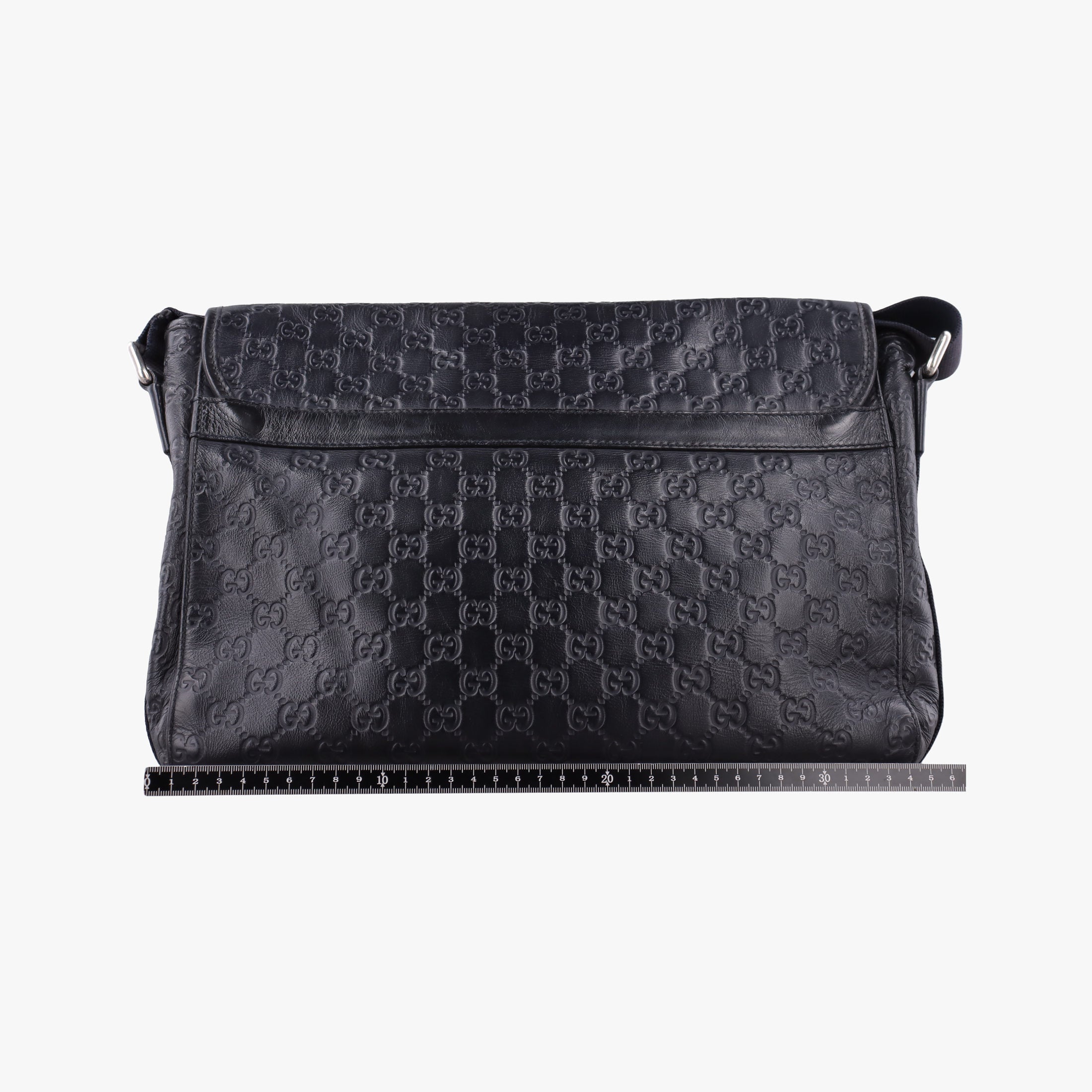 Guccissima Rubber Messenger Navy Leather 246067 D017000164グッチシマ メッセンジャー ネイビー レザー 246067 D017000164