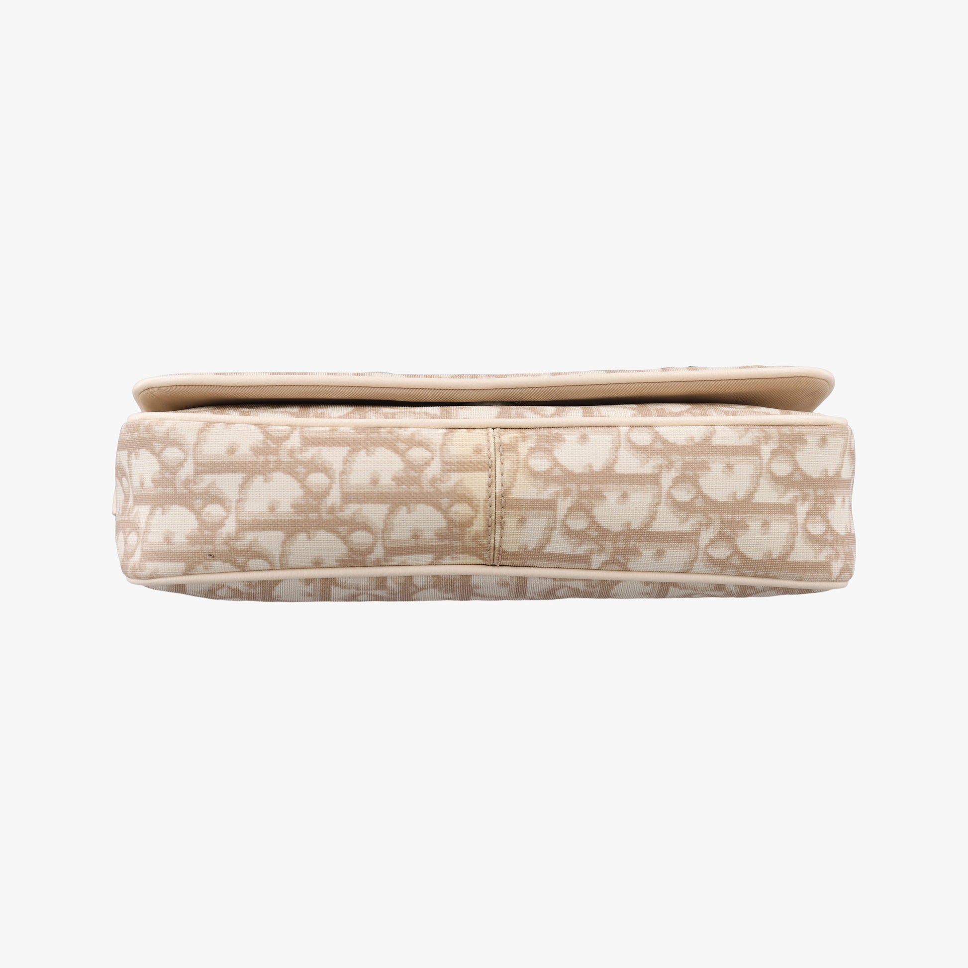Trotter Flower Beige PVC Coated Canvas Floral Embroidery 03-BO-0015トロッター フラワー ベージュ PVCコーティングキャンバス 花刺繍 03-BO-0015