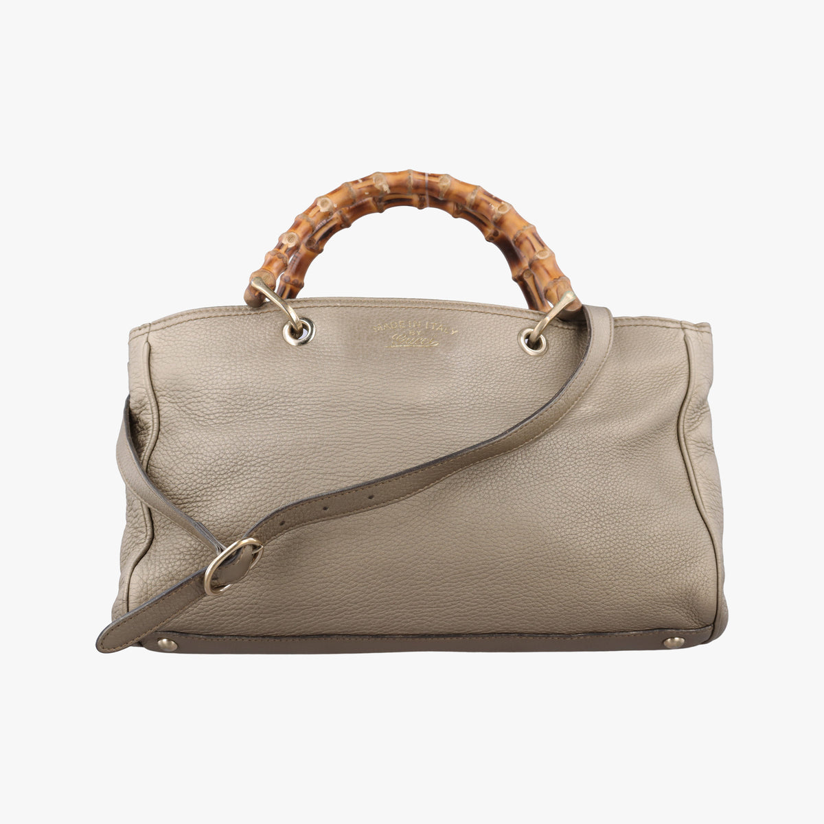 Bamboo Shopper Golden Leather 323660 A015693857バンブーショッパー ゴールド レザー 323660 A015693857